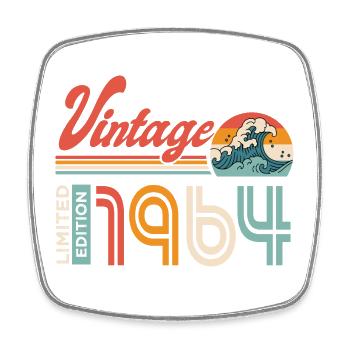 1964 Birthday Gift Born in 1964 - Square fridge magnet - white - Front