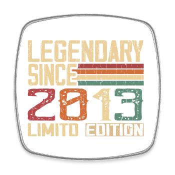 Original 2013 Vintage Cadeau D’anniversaire 2013 - Magnet carré - blanc - Devant