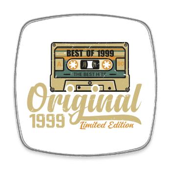 Original 1999 Jahrgang - 1999 Geburtstagsgeschenk - Viereckiger Kühlschrankmagnet - Weiß - Vorne