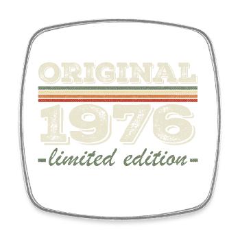 Legend since 1976 Born 1976 Birthday 1976 - Square fridge magnet - white - Front