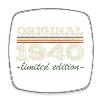 Legend since 1940 Born 1940 Birthday 1940 - Square fridge magnet - white - Front