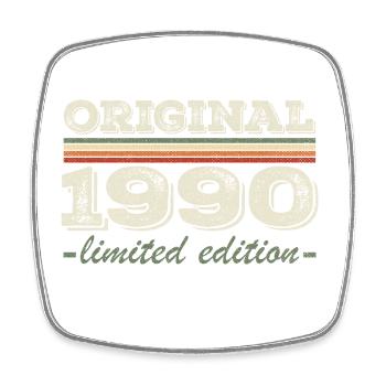 Légende depuis 1990 Né en 1990 Anniversaire 1990 - Magnet carré - blanc - Devant