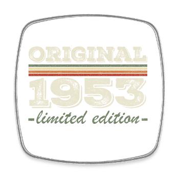 Legend since 1953 Born 1953 Birthday 1953 - Square fridge magnet - white - Front