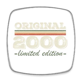 Legend since 2000 Born 2000 Birthday 2000 - Square fridge magnet - white - Front