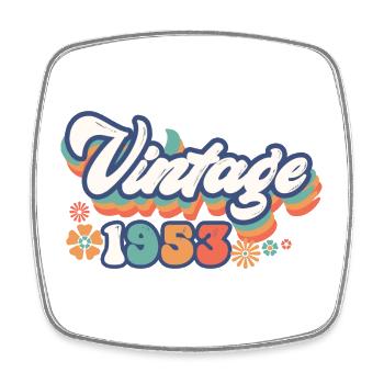1953 Jubiläum 70 Jahre Jahrgang - Viereckiger Kühlschrankmagnet - Weiß - Vorne