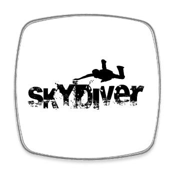 Skydiver | Skydiving |Freefall Adventure - Viereckiger Kühlschrankmagnet - Weiß - Vorne
