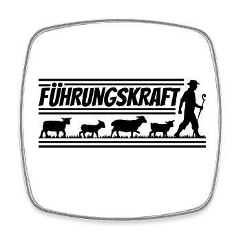Führungskraft Schafe Hirte Geschenkidee Lustig - Viereckiger Kühlschrankmagnet - Weiß - Vorne