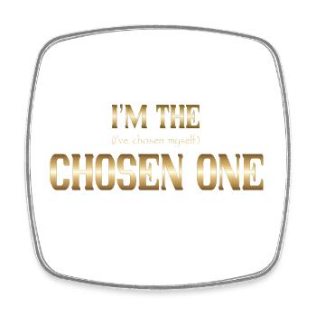 The chosen one - Viereckiger Kühlschrankmagnet - Weiß - Vorne