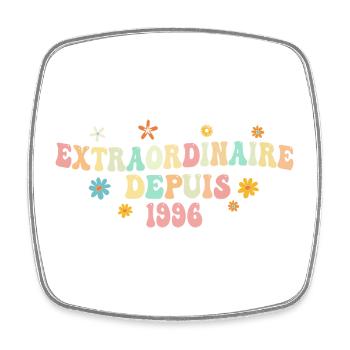 Extraordinaire Depuis 1996 Cadeau Femme Filles - Magnet carré - blanc - Devant