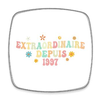 Extraordinaire Depuis 1997 Cadeau Femme Filles - Magnet carré - blanc - Devant
