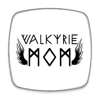 Frau Mythologie Wikingermutter Walküre - Viereckiger Kühlschrankmagnet - Weiß - Vorne