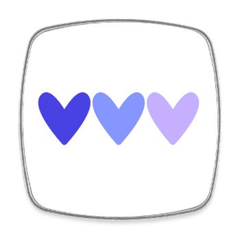PAAR. ICH HABE GERADE GEHEIRATET. Junggesellinnenabschied. VALENTINSTAG. LIEBE. - Viereckiger Kühlschrankmagnet - Weiß - Vorne