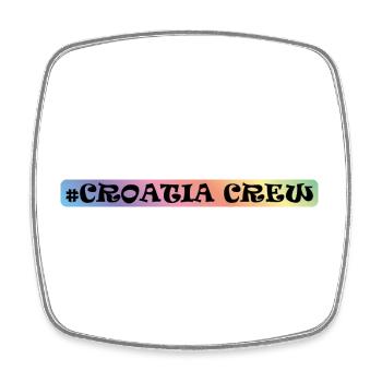Croatia Crew - Square fridge magnet - white - Front