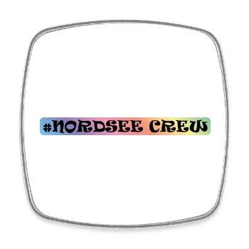 Nordsee Crew - Viereckiger Kühlschrankmagnet - Weiß - Vorne