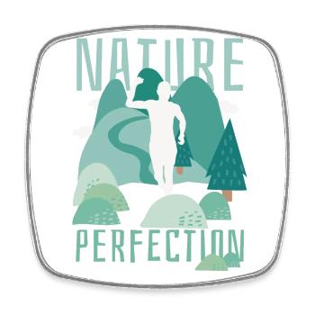 Marathon, TrailRunning Runner - Square fridge magnet - white - Front