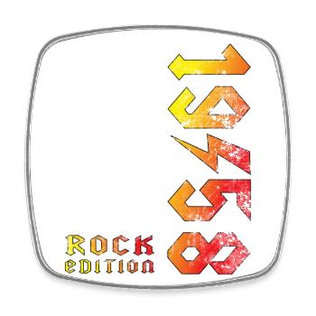 Birthday Rock Edition 1958 - Magnet carré - blanc - Devant