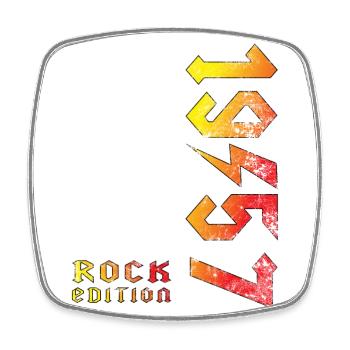 Birthday Rock Edition 1957 - Magnet carré - blanc - Devant