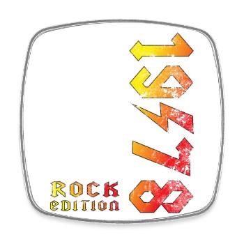 Birthday Rock Edition 1978 - Square fridge magnet - white - Front