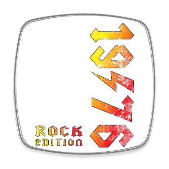Birthday Rock Edition 1976 - Magnet carré - blanc - Devant