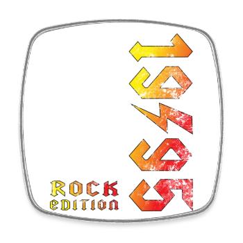 Birthday Rock Edition 1995 - Magnet carré - blanc - Devant