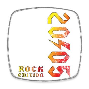 Birthday Rock Edition 2005 - Square fridge magnet - white - Front
