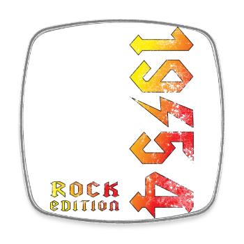 Birthday Rock Edition 1954 - Magnet carré - blanc - Devant