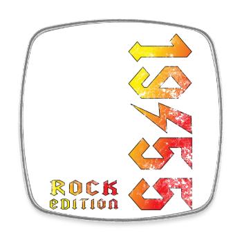 Birthday Rock Edition 1955 - Magnet carré - blanc - Devant