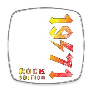 Birthday Rock Edition 1971 - Magnet carré - blanc - Devant