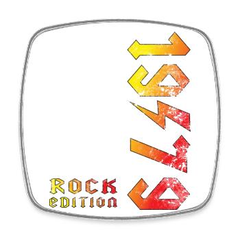 Birthday Rock Edition 1979 - Magnet carré - blanc - Devant