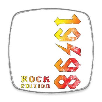 Birthday Rock Edition 1998 - Magnet carré - blanc - Devant