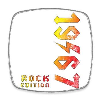 Birthday Rock Edition 1967 - Magnet carré - blanc - Devant