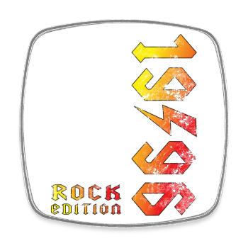 Birthday Rock Edition 1996 - Square fridge magnet - white - Front