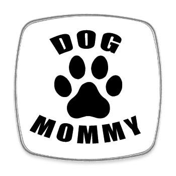 Dog Mommy - Viereckiger Kühlschrankmagnet - Weiß - Vorne