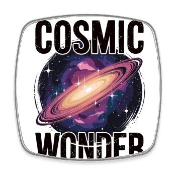 Galaxie Sternenwunder Kosmos - Viereckiger Kühlschrankmagnet - Weiß - Vorne