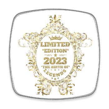 Édition limitée 2023 - Magnet carré - blanc - Devant