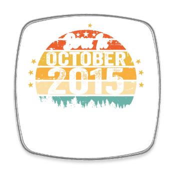 Legendary since October 2015 Limited Edition - Viereckiger Kühlschrankmagnet - Weiß - Vorne