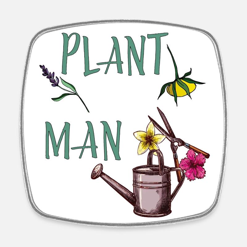 Do you plan - Square fridge magnet - white