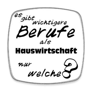 Hauswirtschafterin super,Fun spruch Shirt (25) - Viereckiger Kühlschrankmagnet - Weiß - Vorne