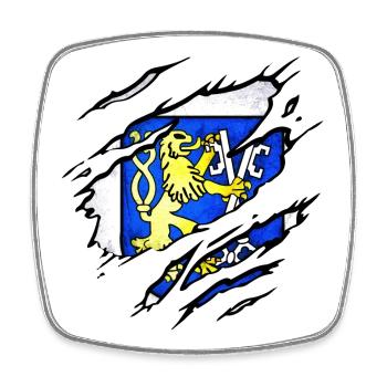 Legnica - Poland - Square fridge magnet - white - Front