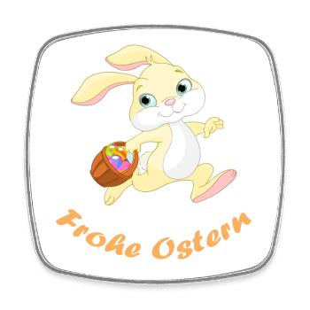 Ostern - Viereckiger Kühlschrankmagnet - Weiß - Vorne
