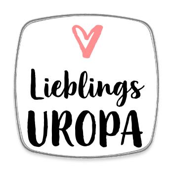 Lieblings Uropa Herz Geschenk Vatertag Geburtstag - Viereckiger Kühlschrankmagnet - Weiß - Vorne