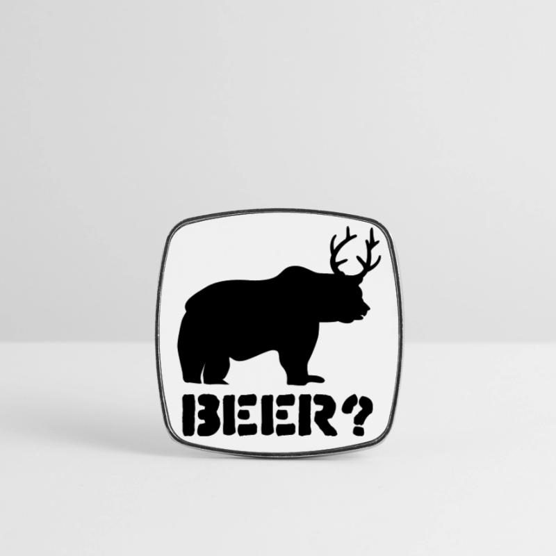 beer Square fridge magnet