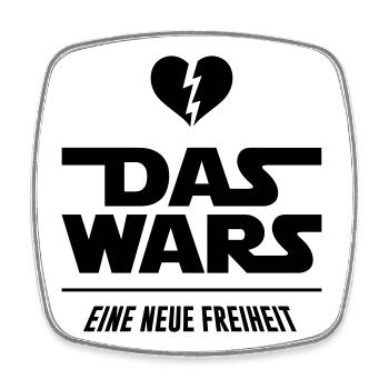 Das Wars - Trennung, Scheidung - Viereckiger Kühlschrankmagnet - Weiß - Vorne