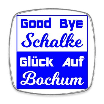 Bochum - Magnet carré - blanc - Devant
