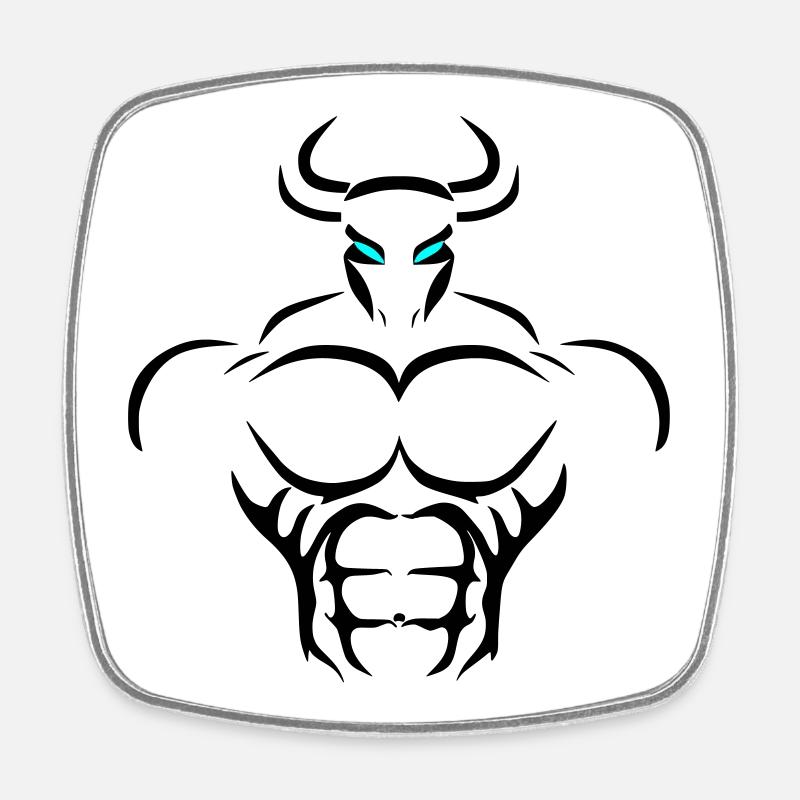 Alpha Taurus Deluxe - Magnet carré - blanc