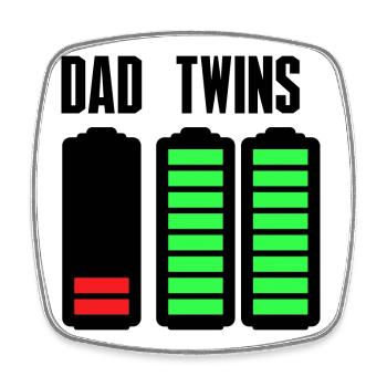 Neon Bar Equalizer on Black - Square fridge magnet - white - Front