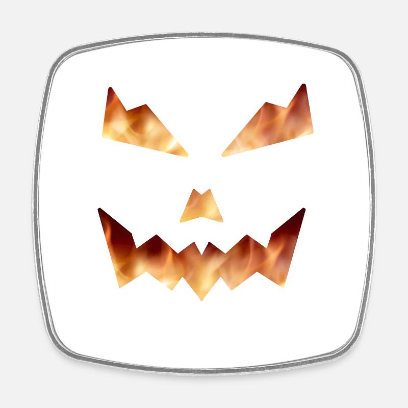 cetrouille d'halloween - Magnet carré - blanc