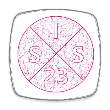 Sis 23 , große Schwester 23 - Viereckiger Kühlschrankmagnet - Weiß - Vorne