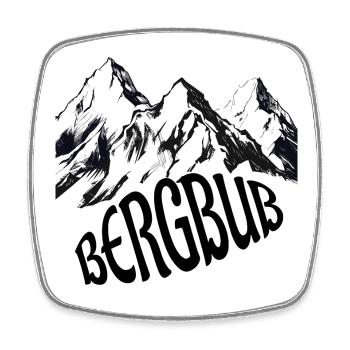 Bergbub - Viereckiger Kühlschrankmagnet - Weiß - Vorne