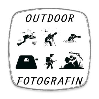 Outdoor Fotografin - Viereckiger Kühlschrankmagnet - Weiß - Vorne